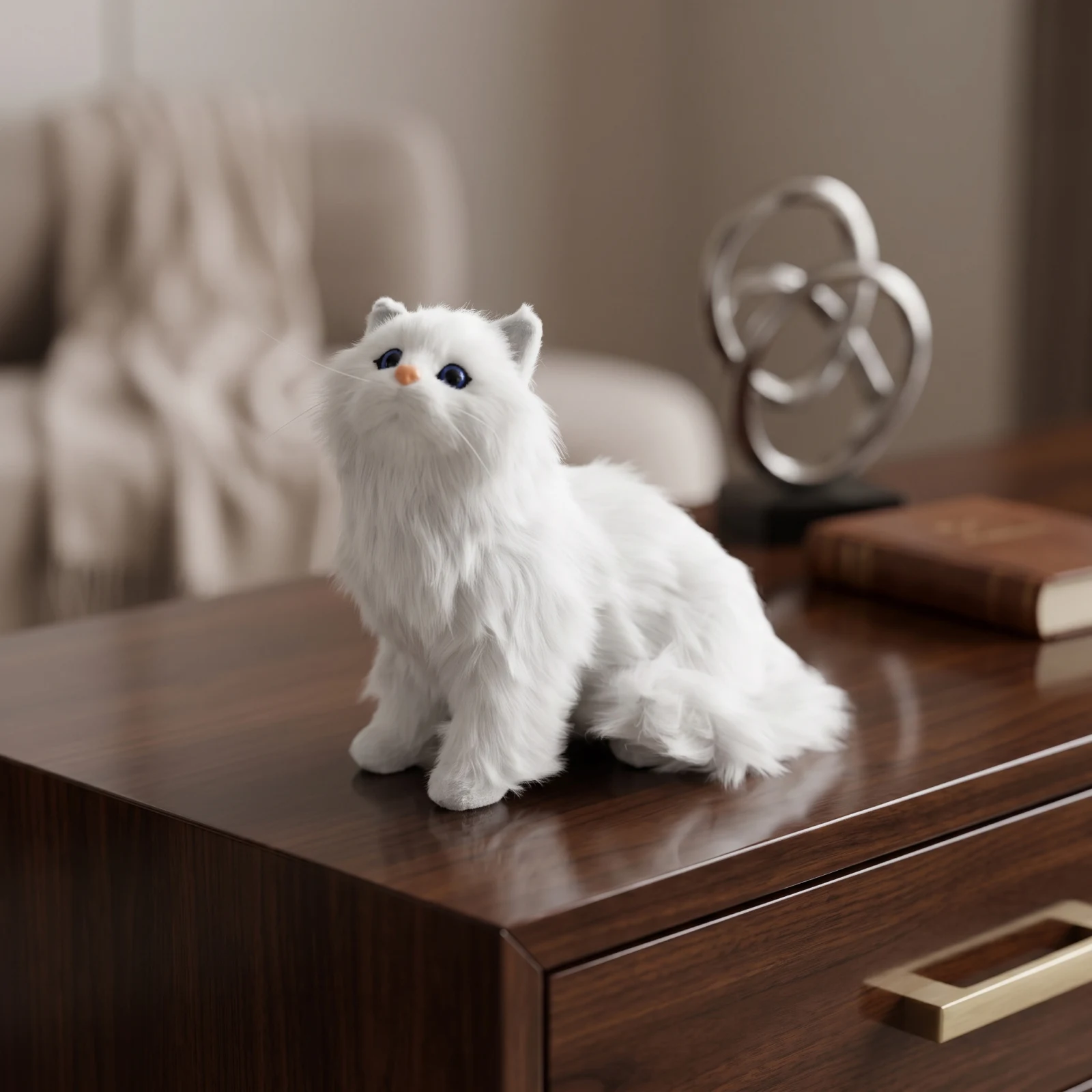 Realistic Cat plush toy