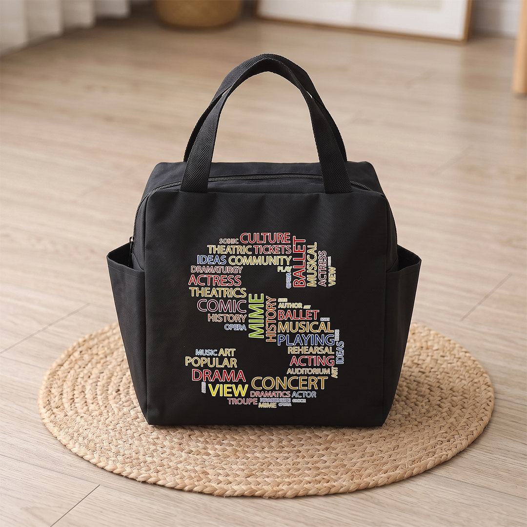 Insulated Lunch Tote — Typographic